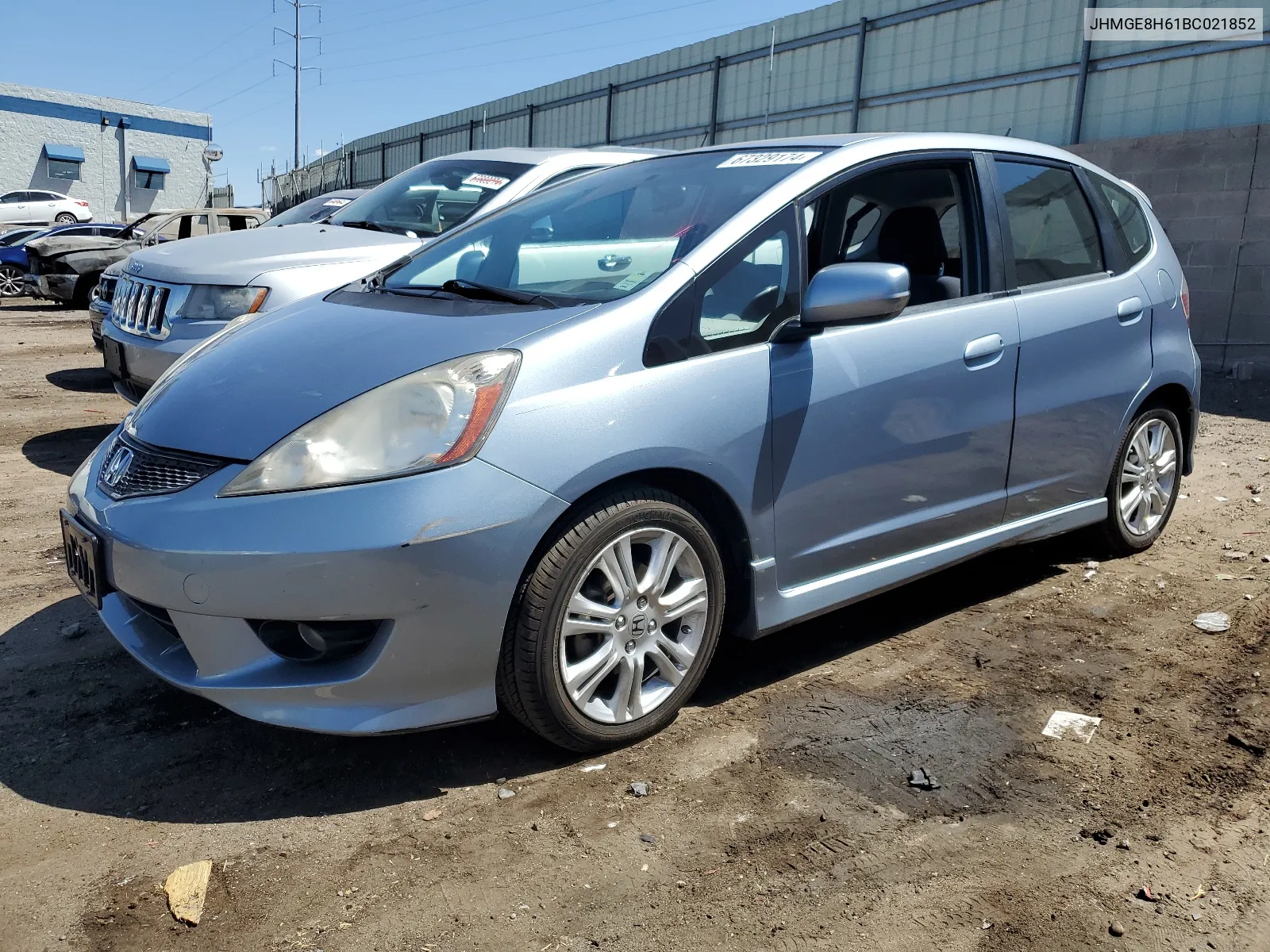 2011 Honda Fit Sport VIN: JHMGE8H61BC021852 Lot: 67329174