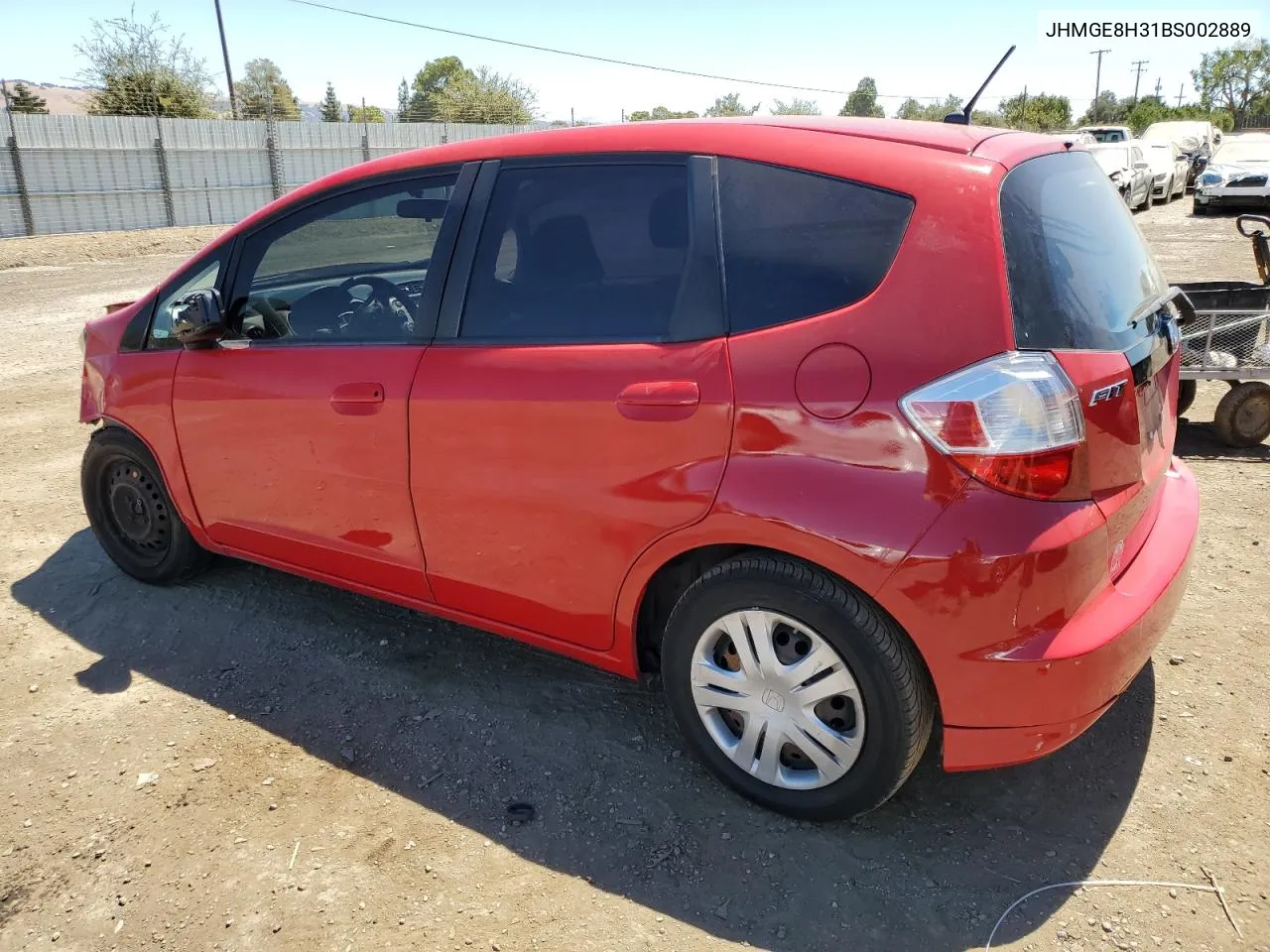 JHMGE8H31BS002889 2011 Honda Fit