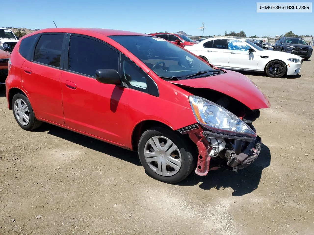 2011 Honda Fit VIN: JHMGE8H31BS002889 Lot: 67395164