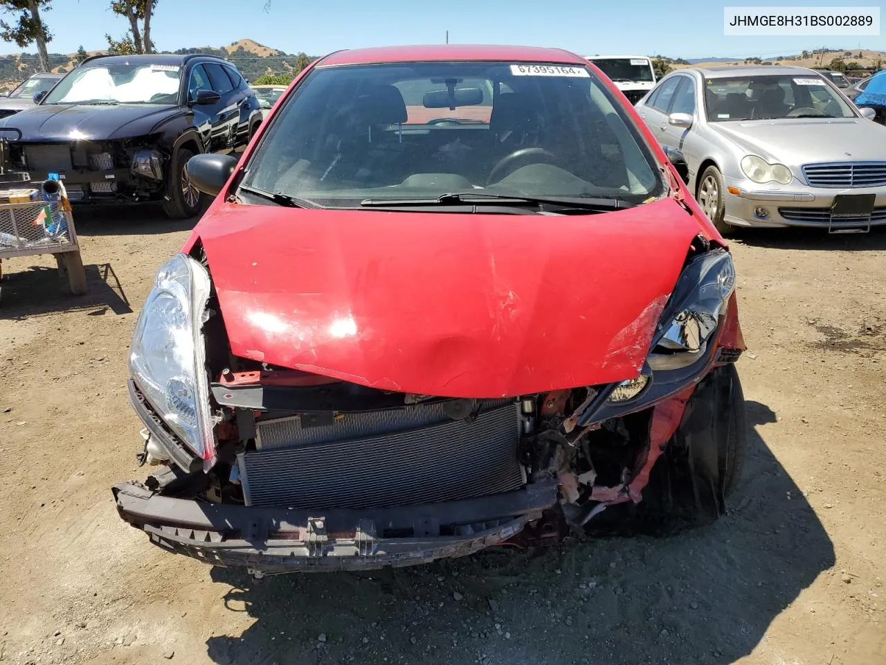 JHMGE8H31BS002889 2011 Honda Fit