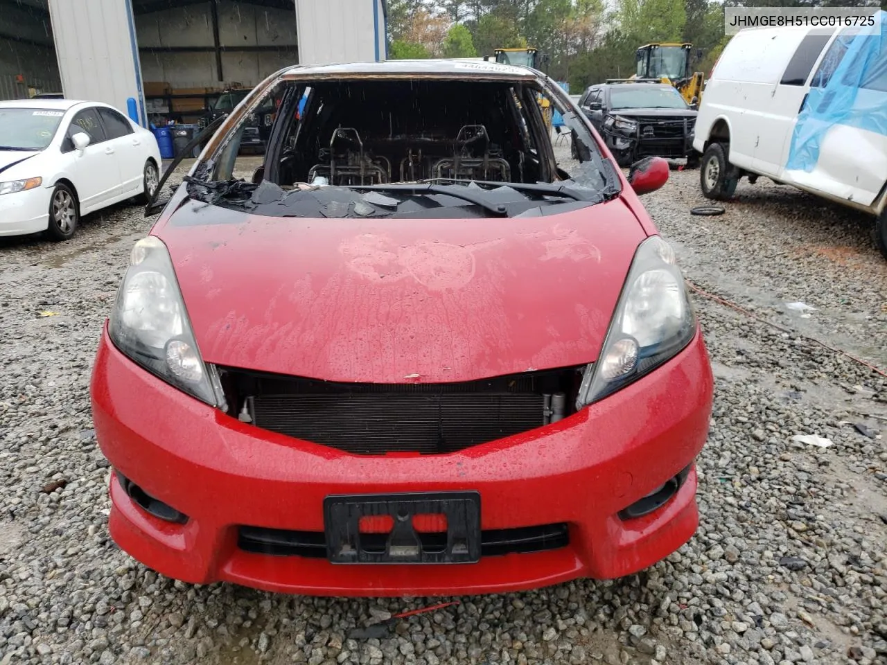 JHMGE8H51CC016725 2012 Honda Fit Sport