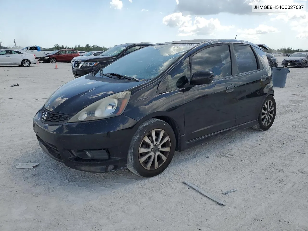 JHMGE8H54CC027637 2012 Honda Fit Sport