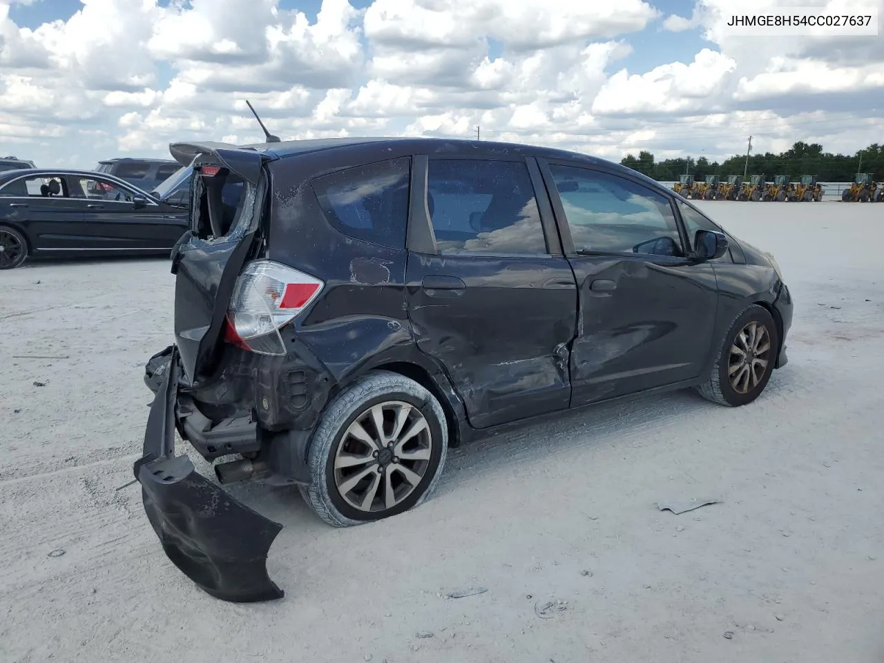 JHMGE8H54CC027637 2012 Honda Fit Sport