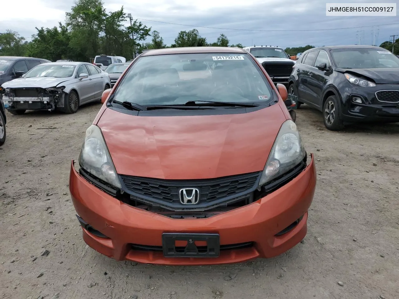 2012 Honda Fit Sport VIN: JHMGE8H51CC009127 Lot: 54179214