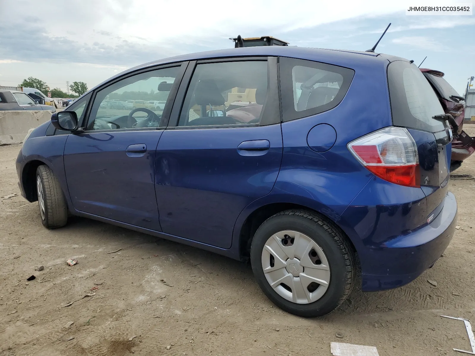 JHMGE8H31CC035452 2012 Honda Fit