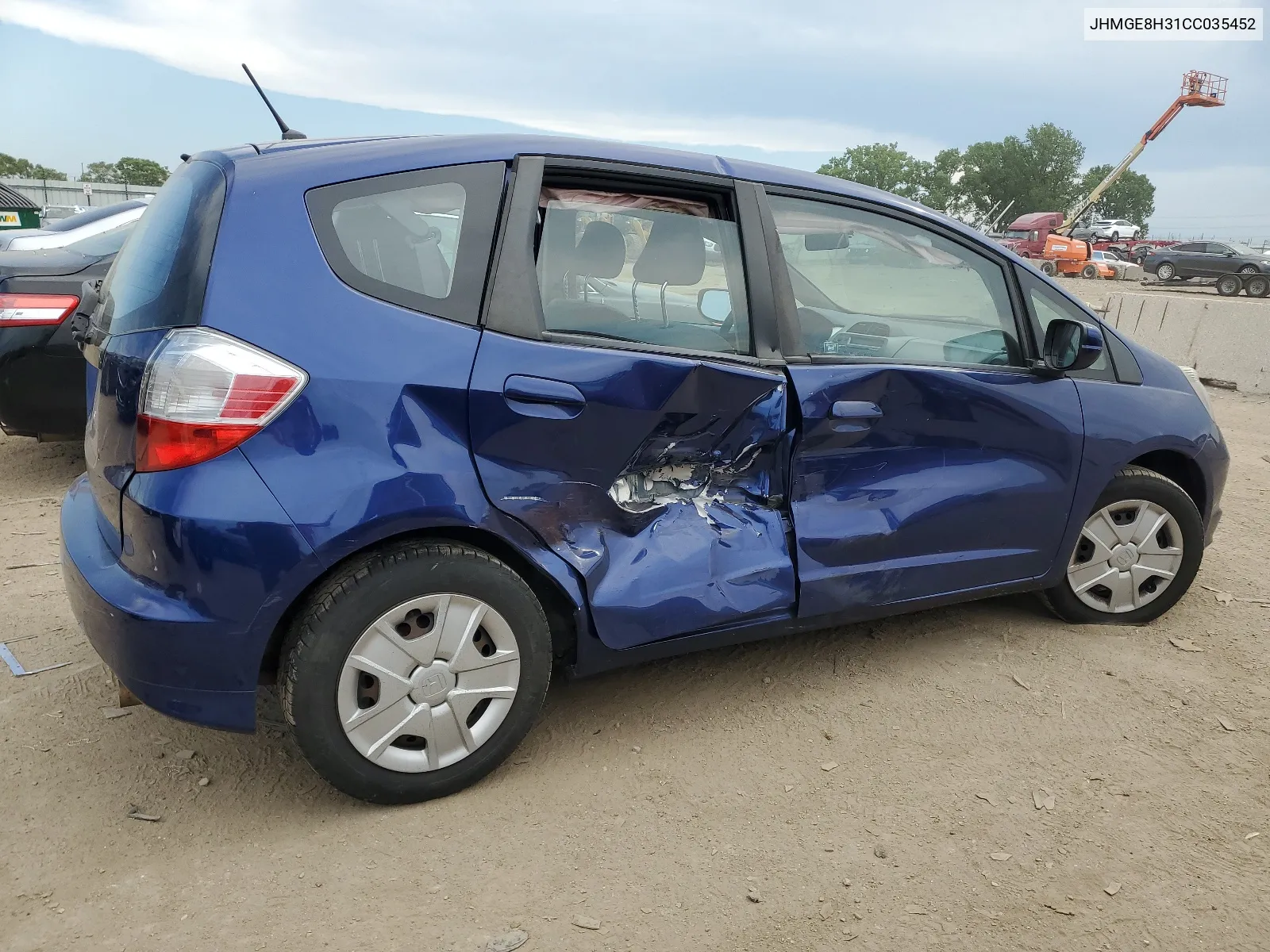 JHMGE8H31CC035452 2012 Honda Fit