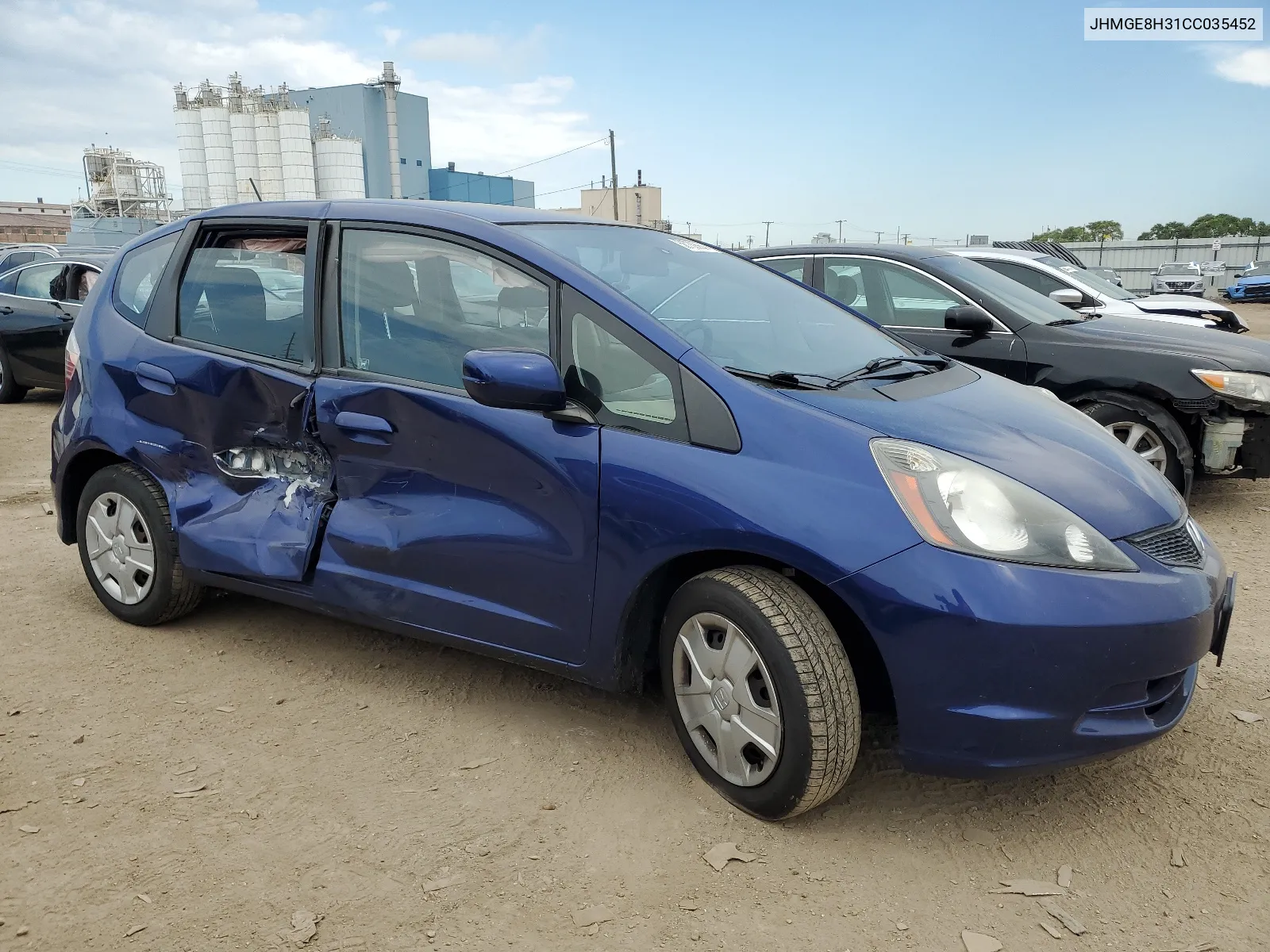 JHMGE8H31CC035452 2012 Honda Fit