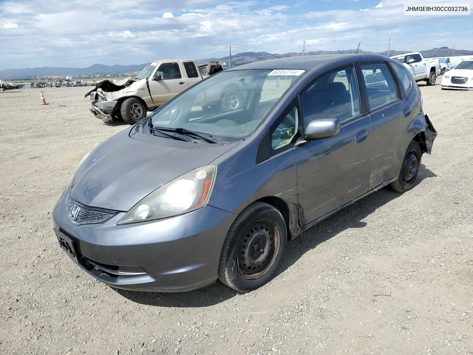 JHMGE8H30CC032736 2012 Honda Fit