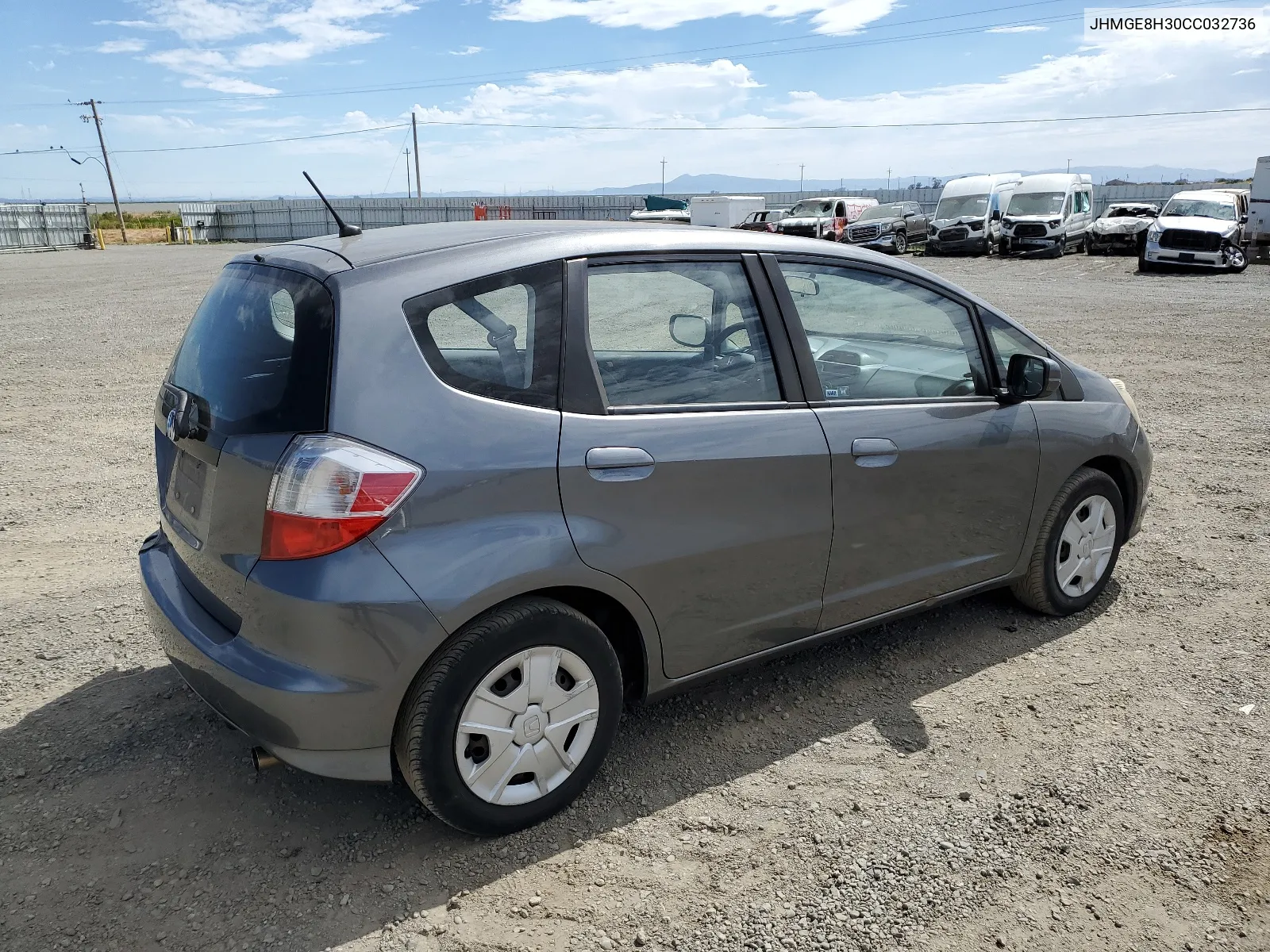 2012 Honda Fit VIN: JHMGE8H30CC032736 Lot: 60353744