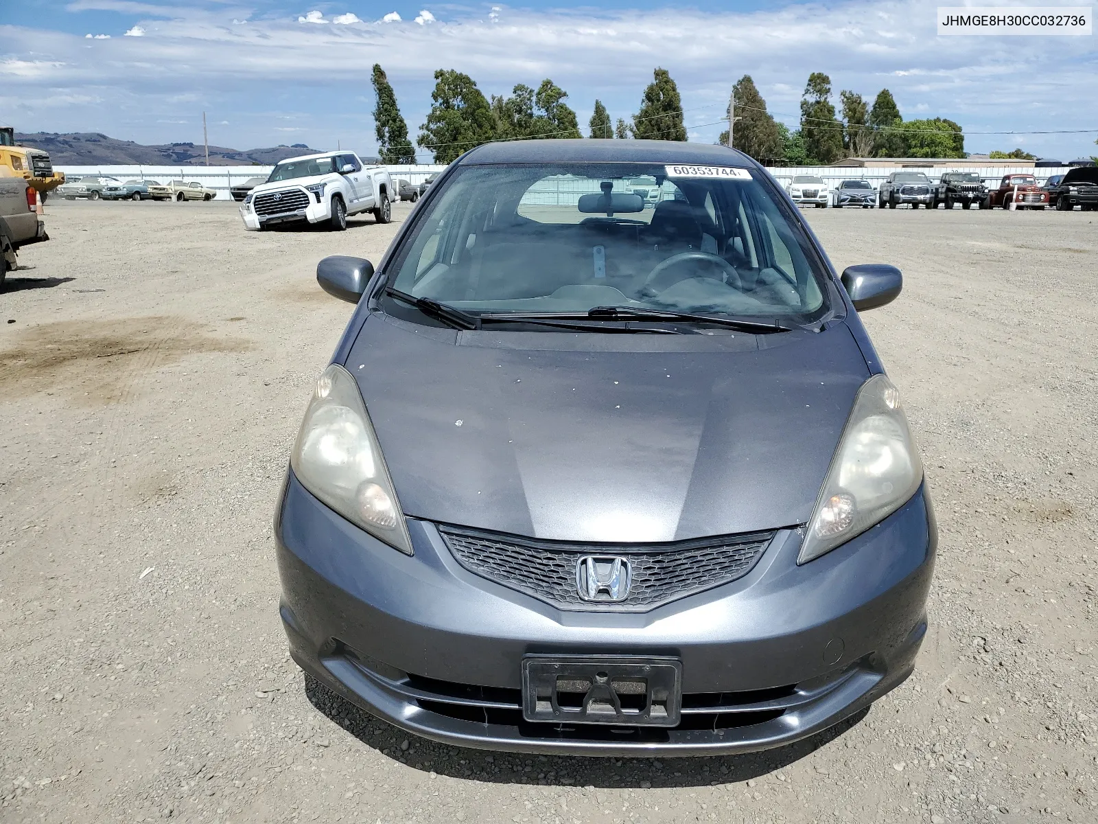 2012 Honda Fit VIN: JHMGE8H30CC032736 Lot: 60353744