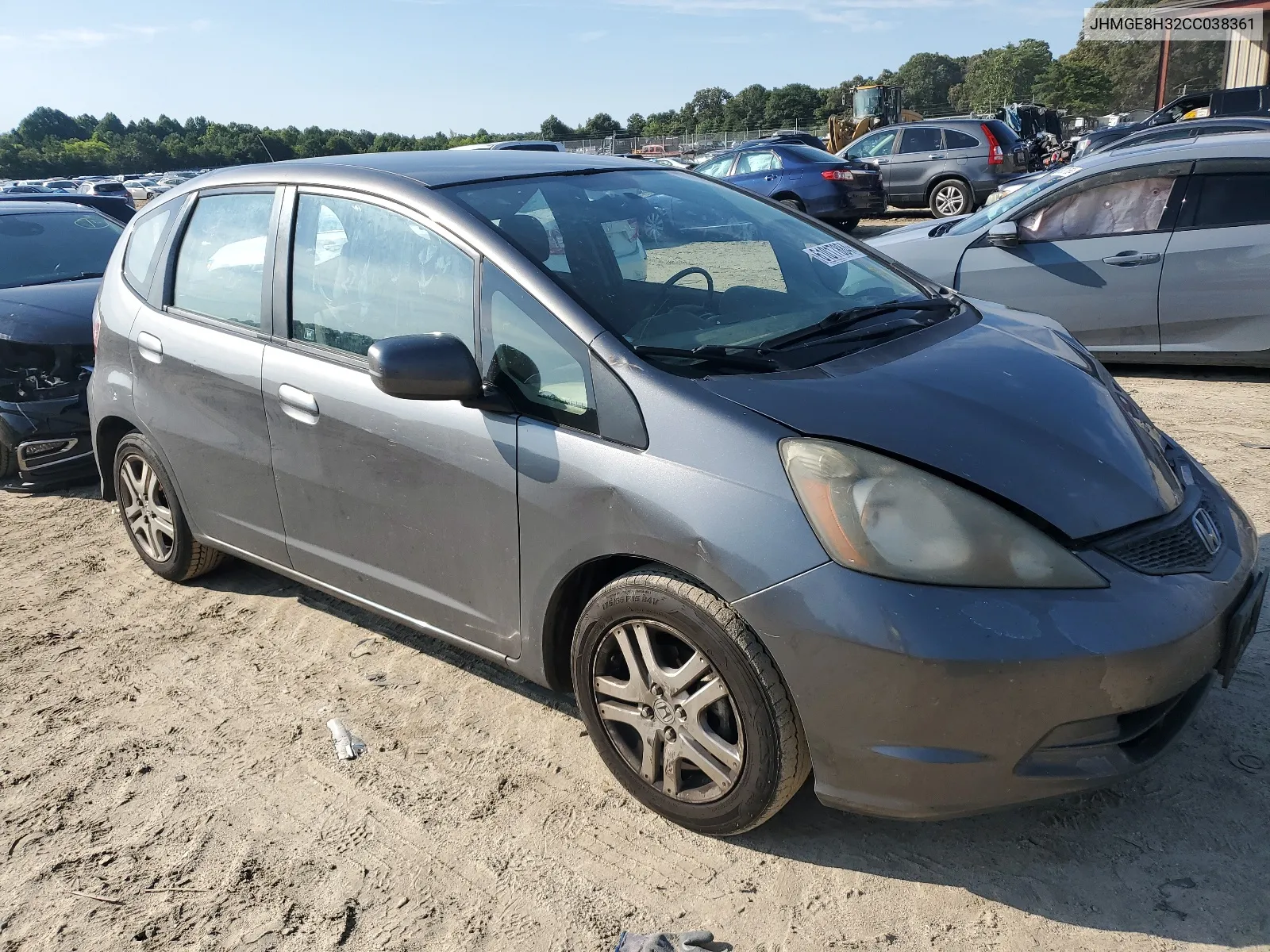 JHMGE8H32CC038361 2012 Honda Fit