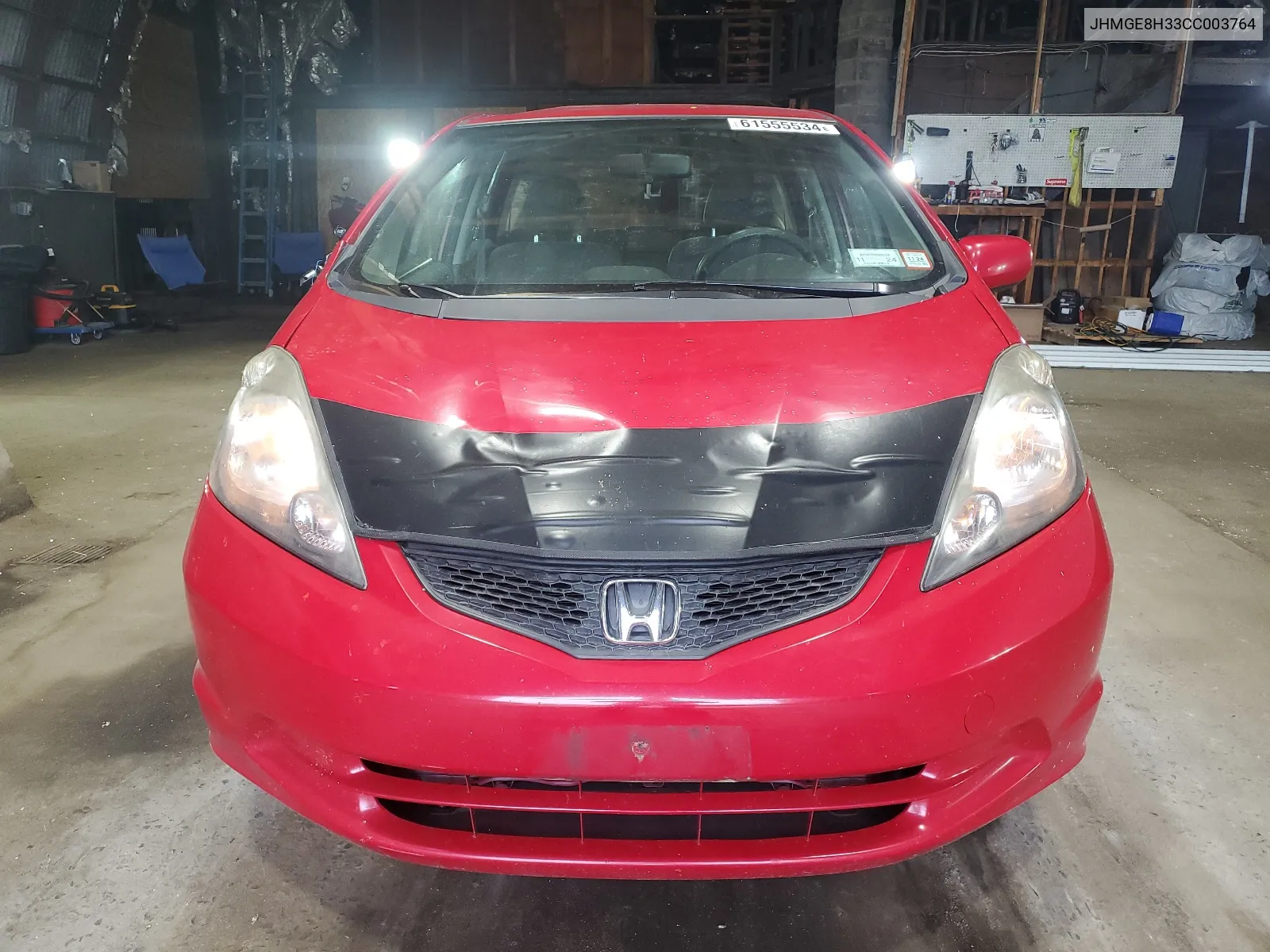 2012 Honda Fit VIN: JHMGE8H33CC003764 Lot: 61555534