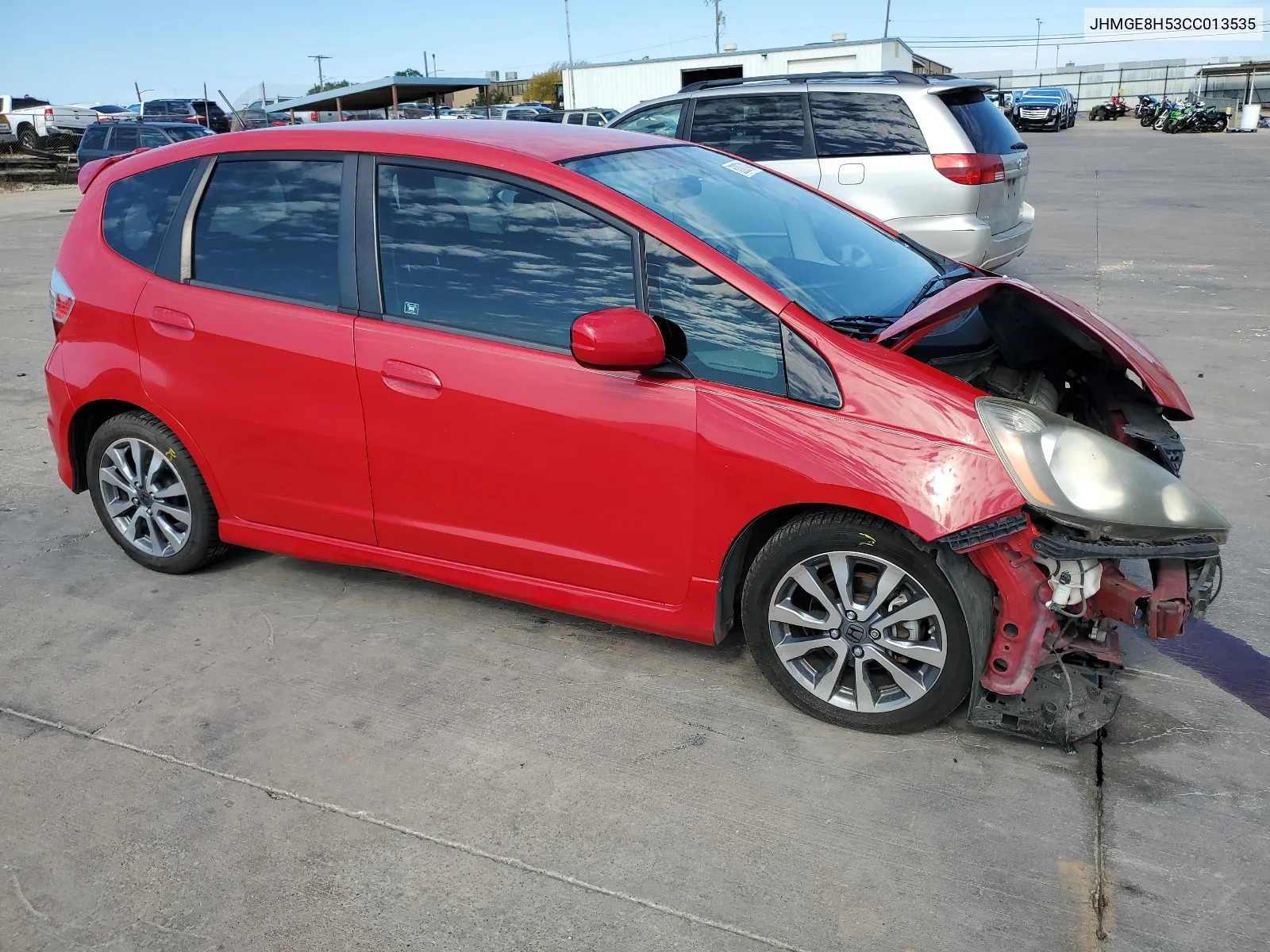 2012 Honda Fit Sport VIN: JHMGE8H53CC013535 Lot: 62027184