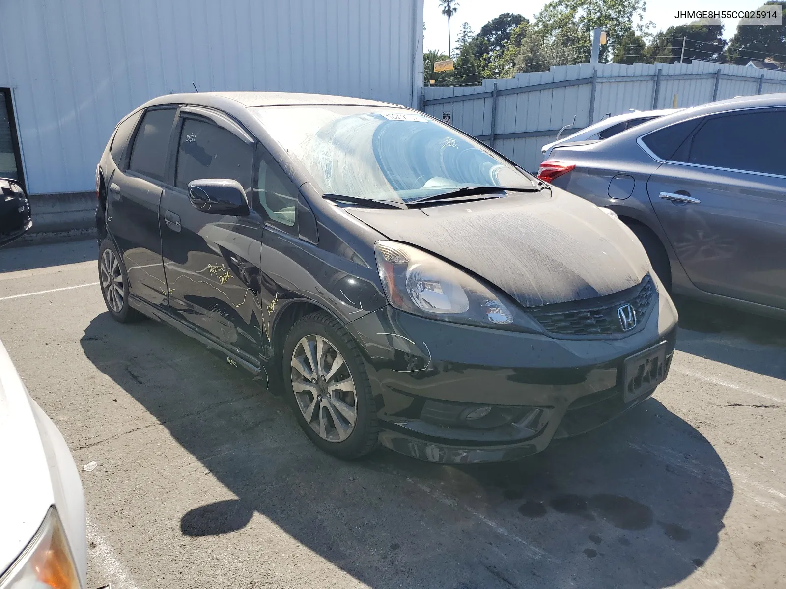 2012 Honda Fit Sport VIN: JHMGE8H55CC025914 Lot: 62312174