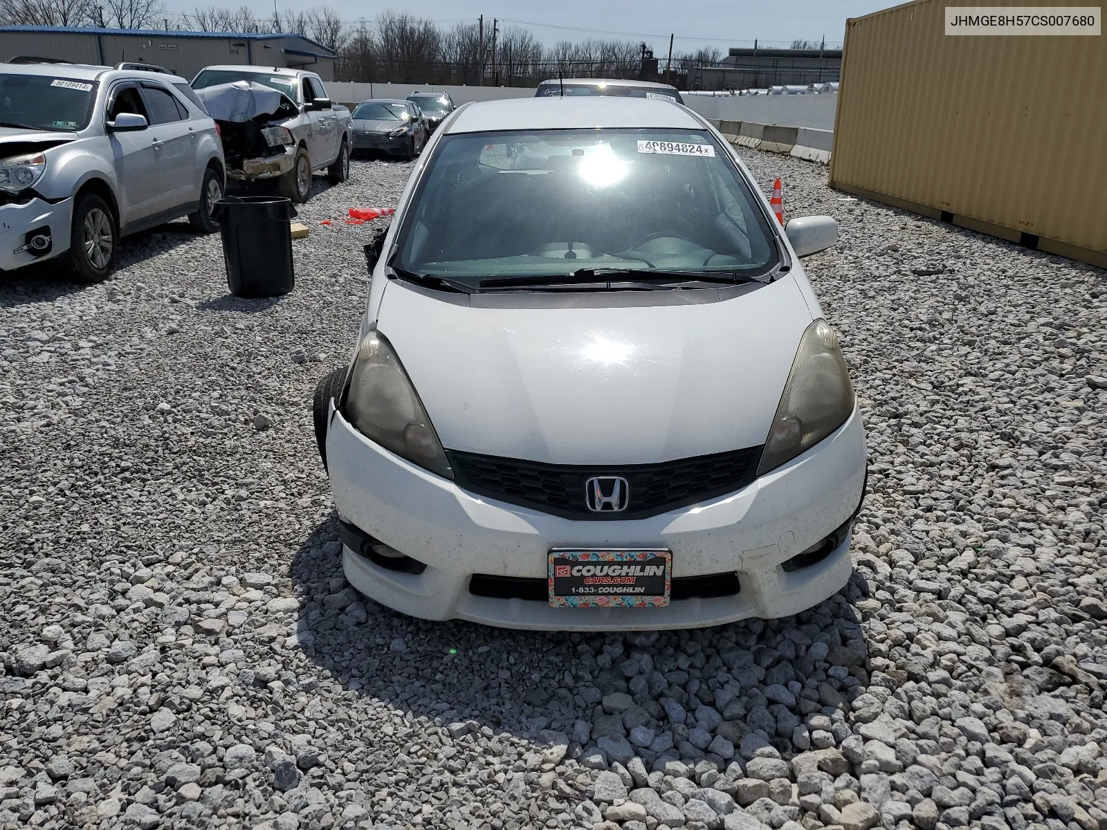 JHMGE8H57CS007680 2012 Honda Fit Sport