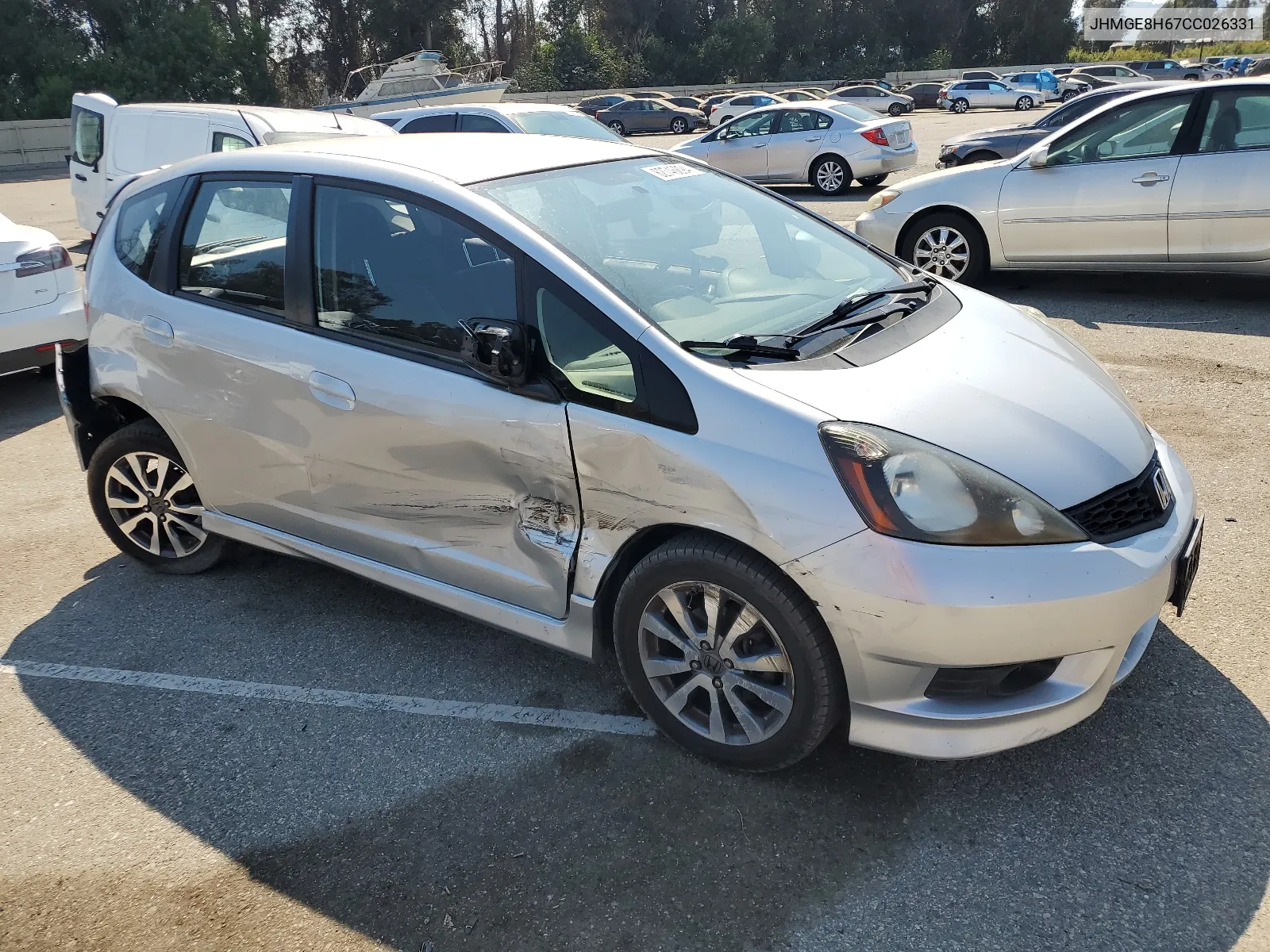 2012 Honda Fit Sport VIN: JHMGE8H67CC026331 Lot: 62746894