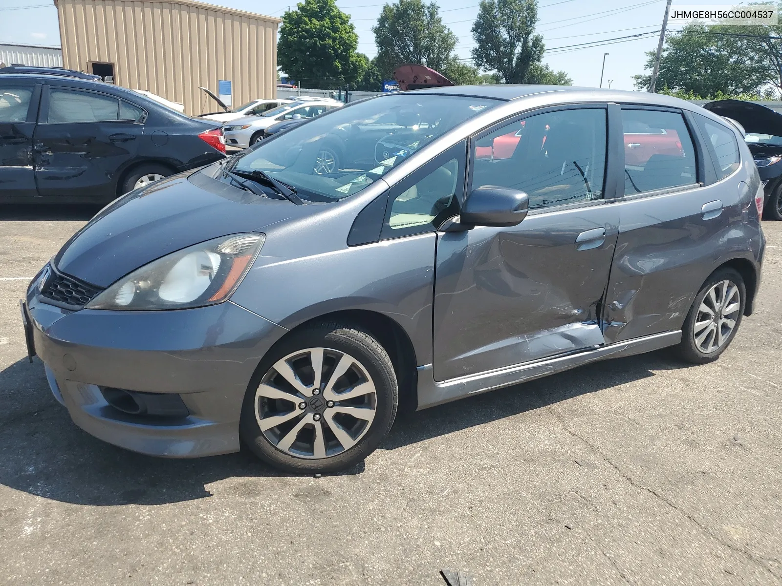 2012 Honda Fit Sport VIN: JHMGE8H56CC004537 Lot: 62885394