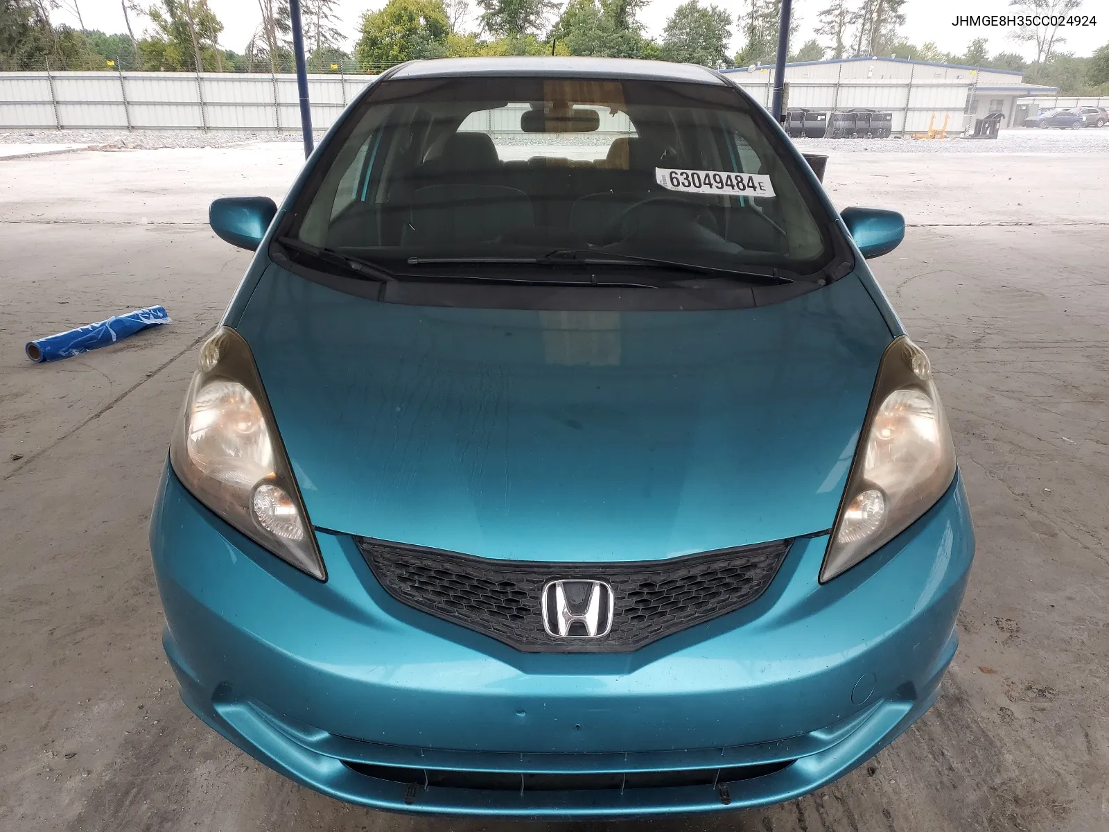 2012 Honda Fit VIN: JHMGE8H35CC024924 Lot: 63049484