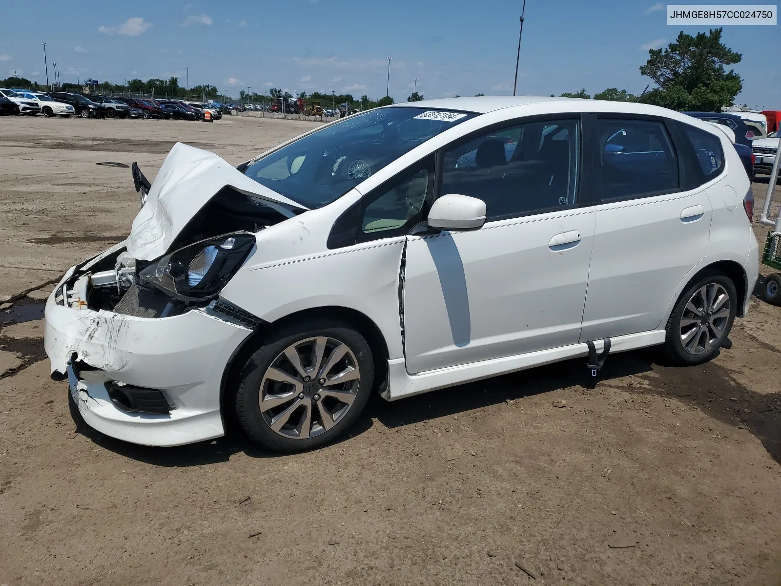 JHMGE8H57CC024750 2012 Honda Fit Sport