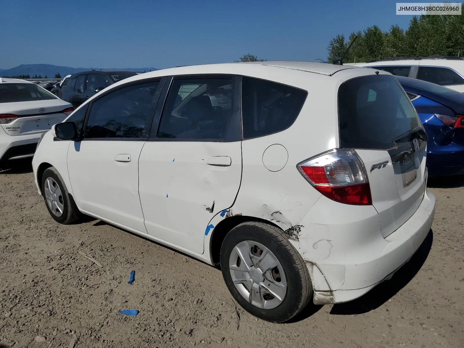 JHMGE8H38CC026960 2012 Honda Fit