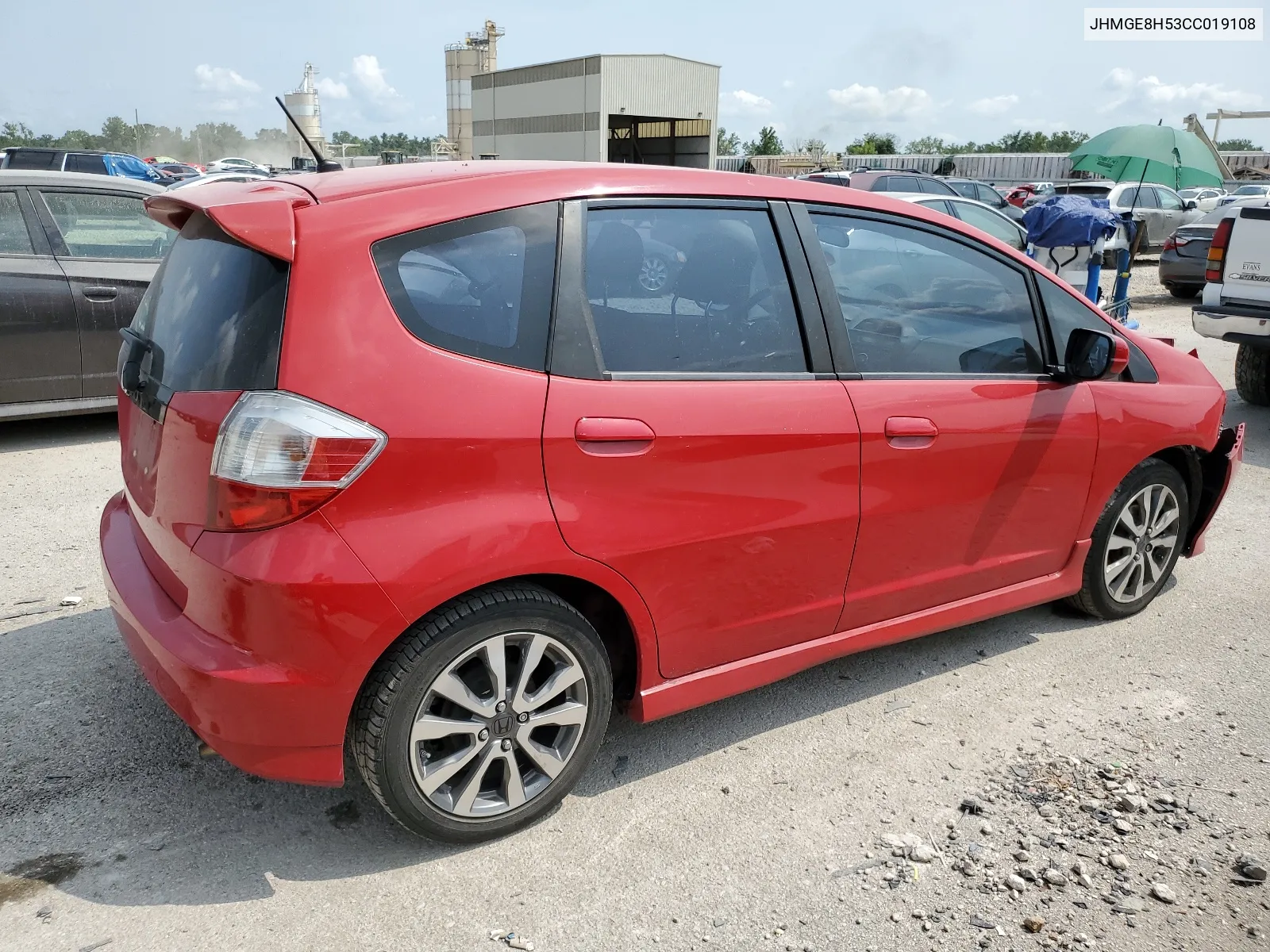 2012 Honda Fit Sport VIN: JHMGE8H53CC019108 Lot: 63979064