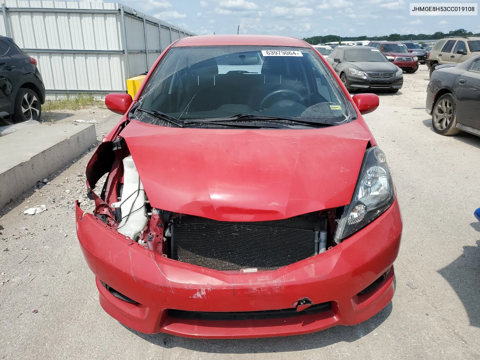 JHMGE8H53CC019108 2012 Honda Fit Sport