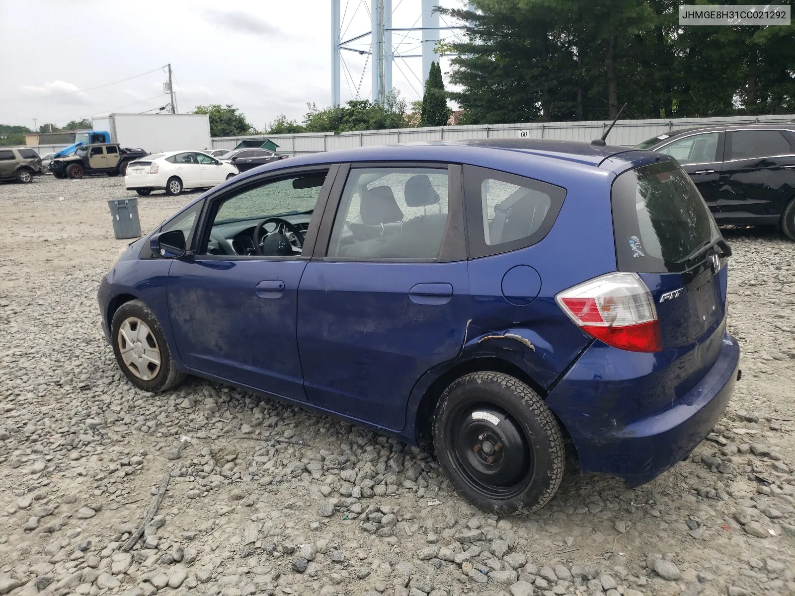 2012 Honda Fit VIN: JHMGE8H31CC021292 Lot: 64097994