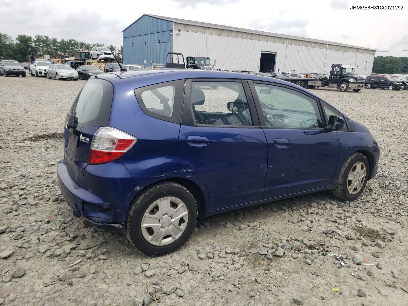 2012 Honda Fit VIN: JHMGE8H31CC021292 Lot: 64097994