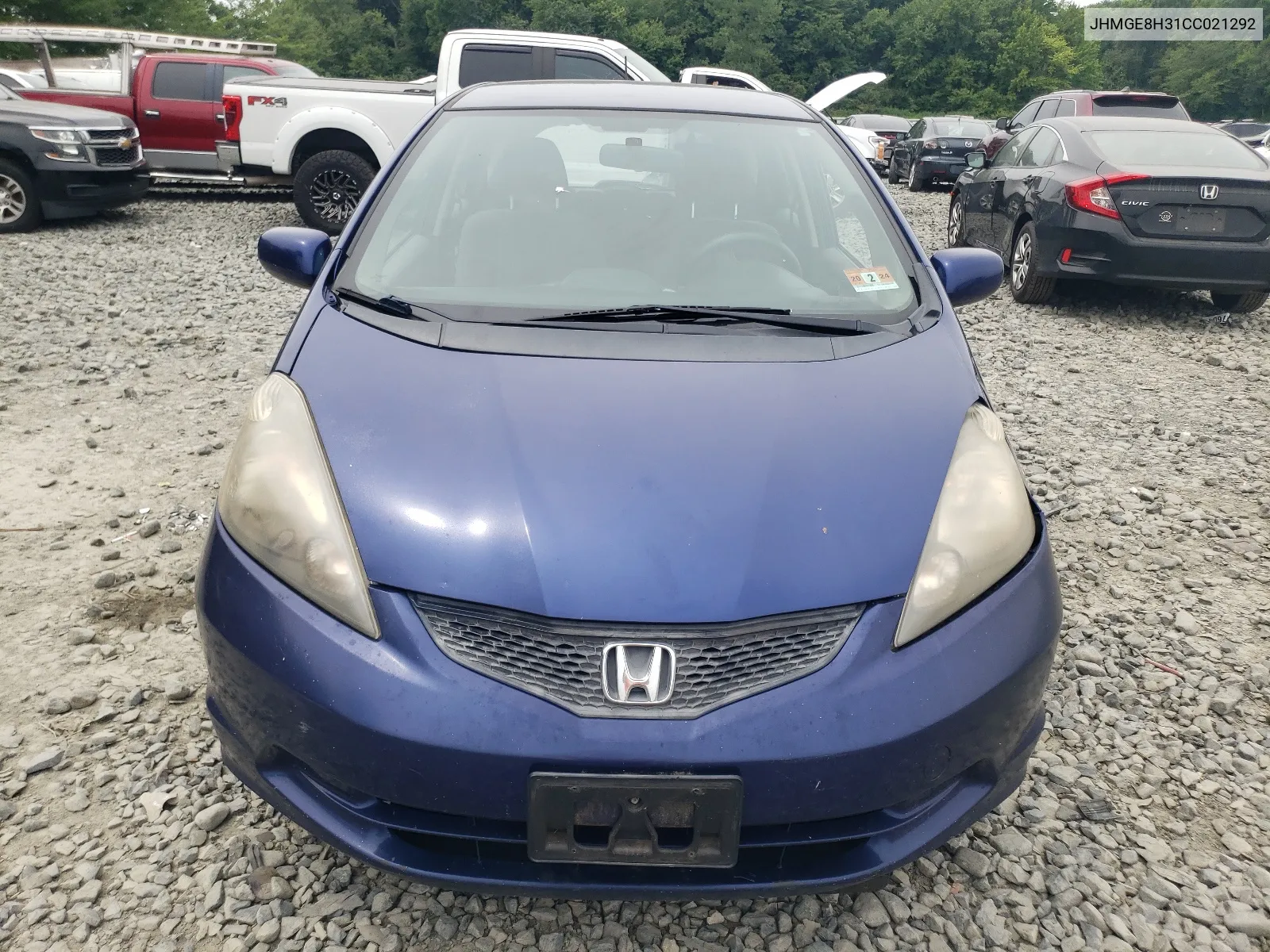 JHMGE8H31CC021292 2012 Honda Fit