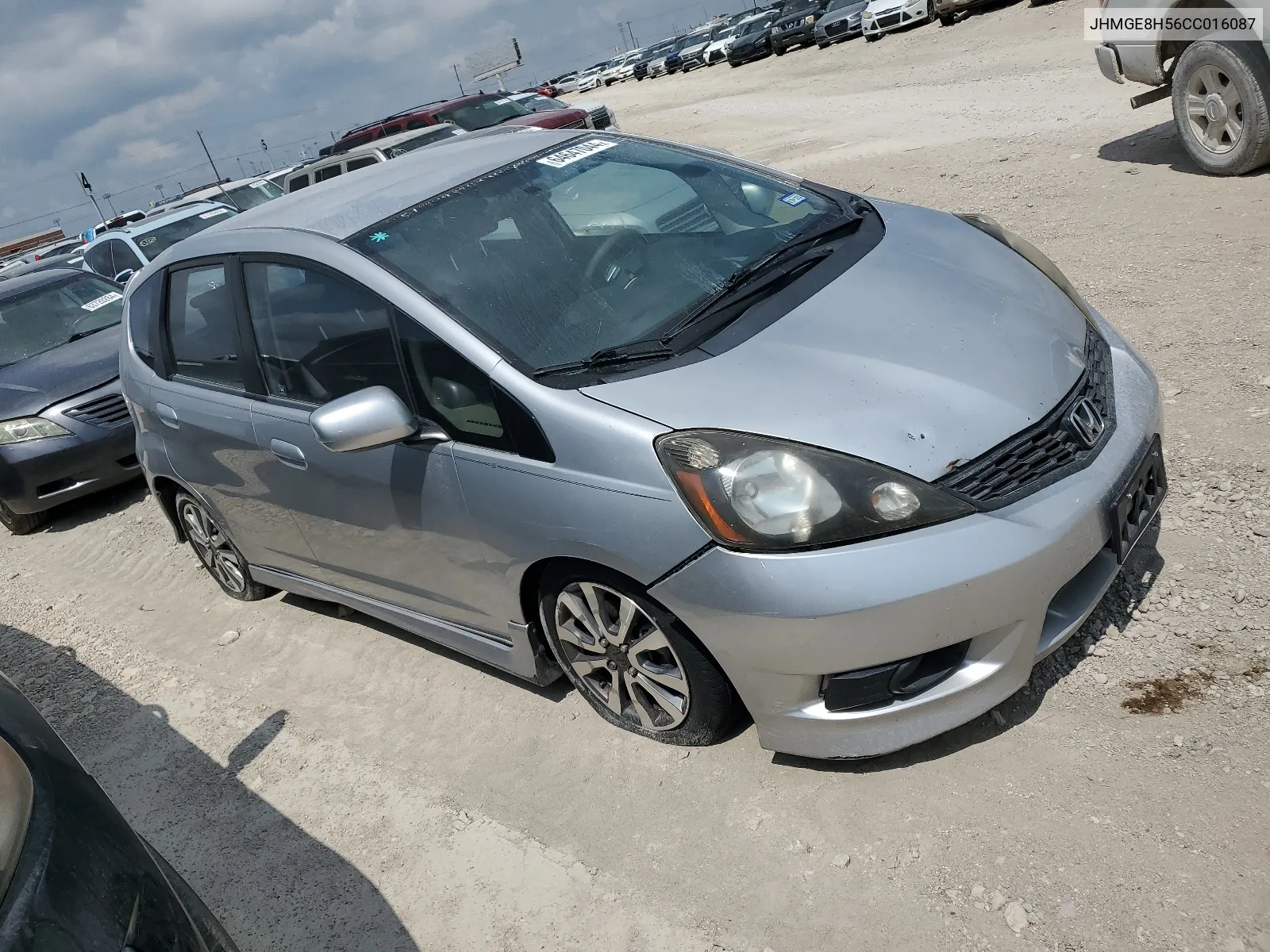 2012 Honda Fit Sport VIN: JHMGE8H56CC016087 Lot: 64647044