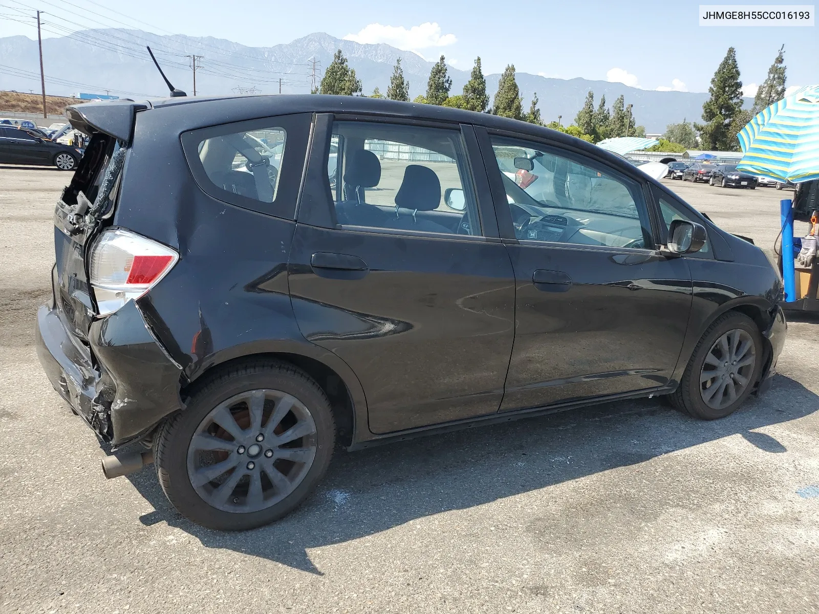 2012 Honda Fit Sport VIN: JHMGE8H55CC016193 Lot: 64803624