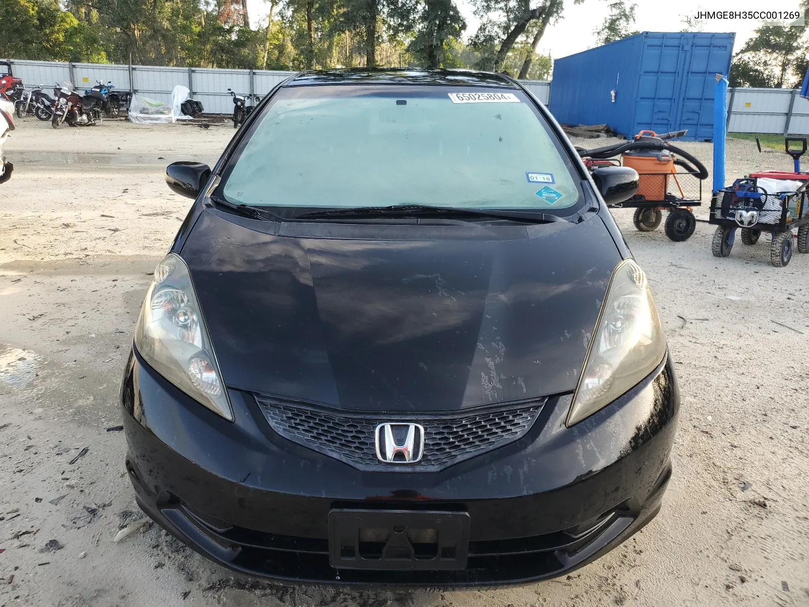 2012 Honda Fit VIN: JHMGE8H35CC001269 Lot: 65025804