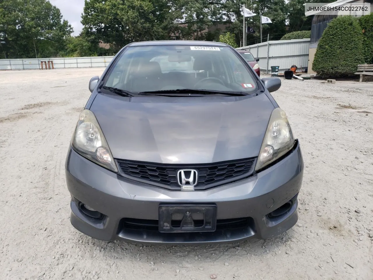 JHMGE8H54CC022762 2012 Honda Fit Sport