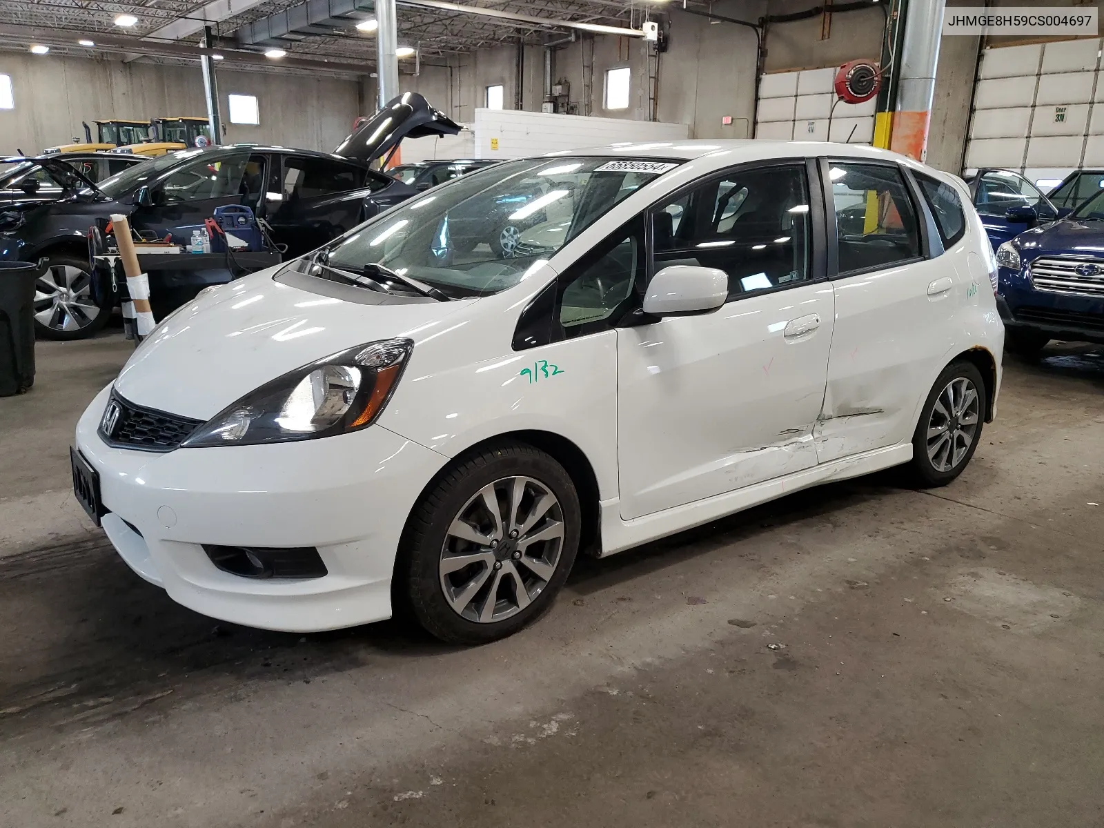 JHMGE8H59CS004697 2012 Honda Fit Sport