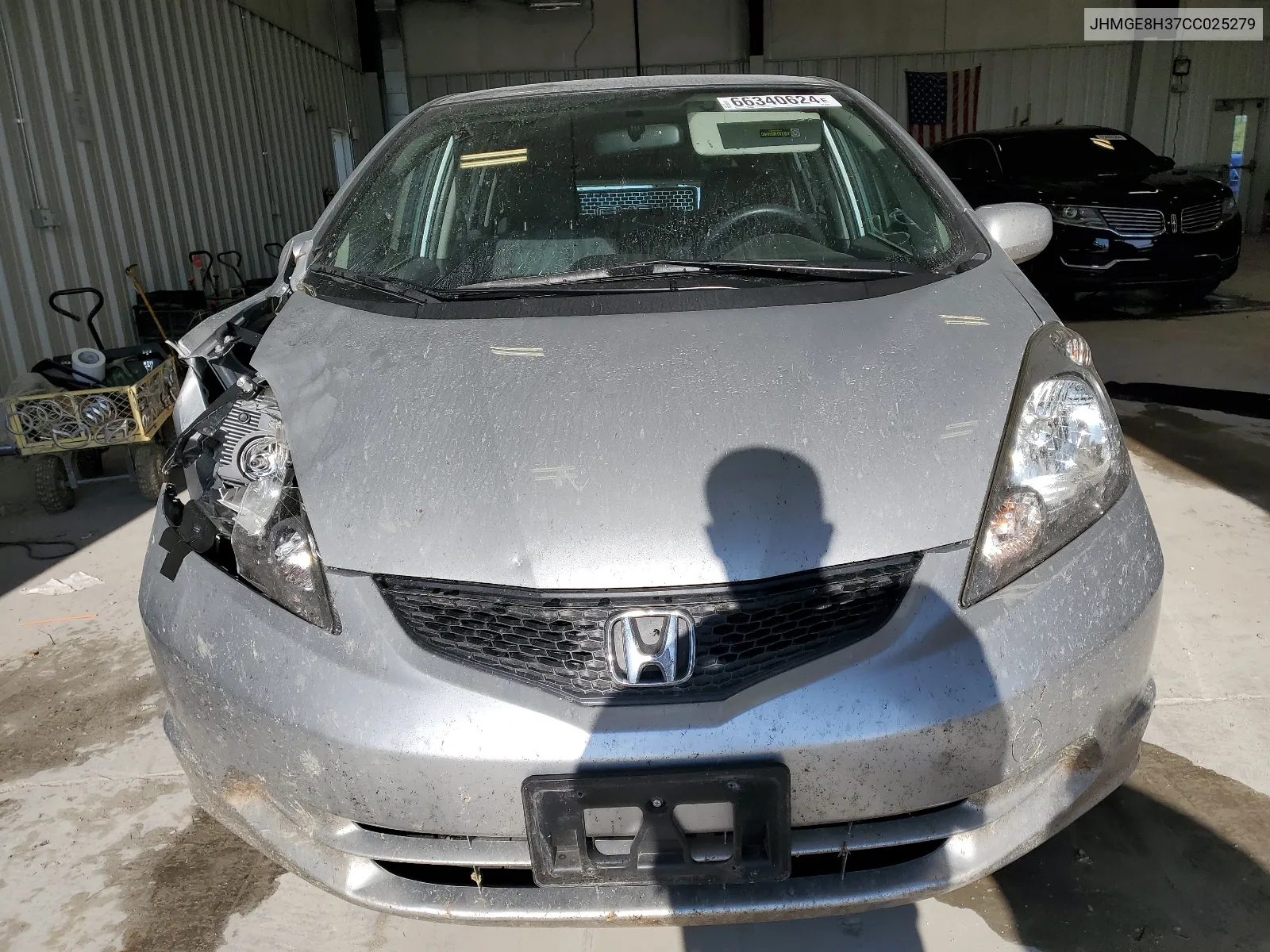 2012 Honda Fit VIN: JHMGE8H37CC025279 Lot: 66340624