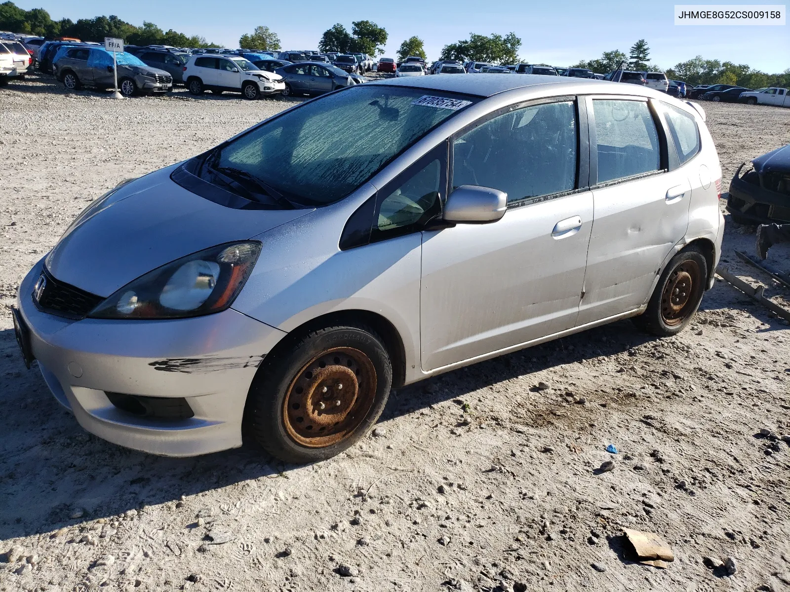 JHMGE8G52CS009158 2012 Honda Fit Sport