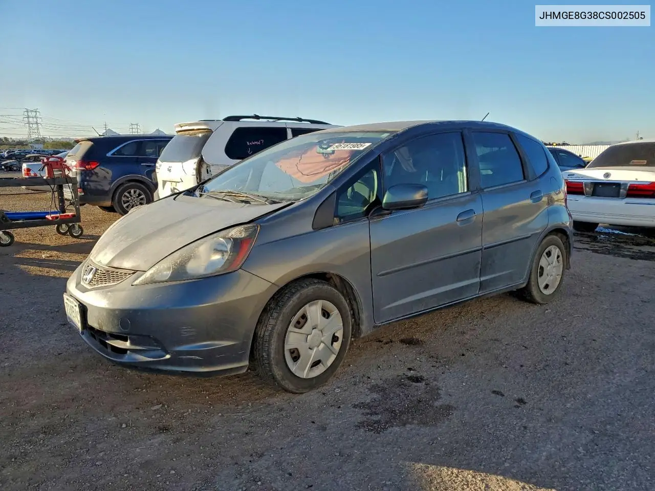 JHMGE8G38CS002505 2012 Honda Fit