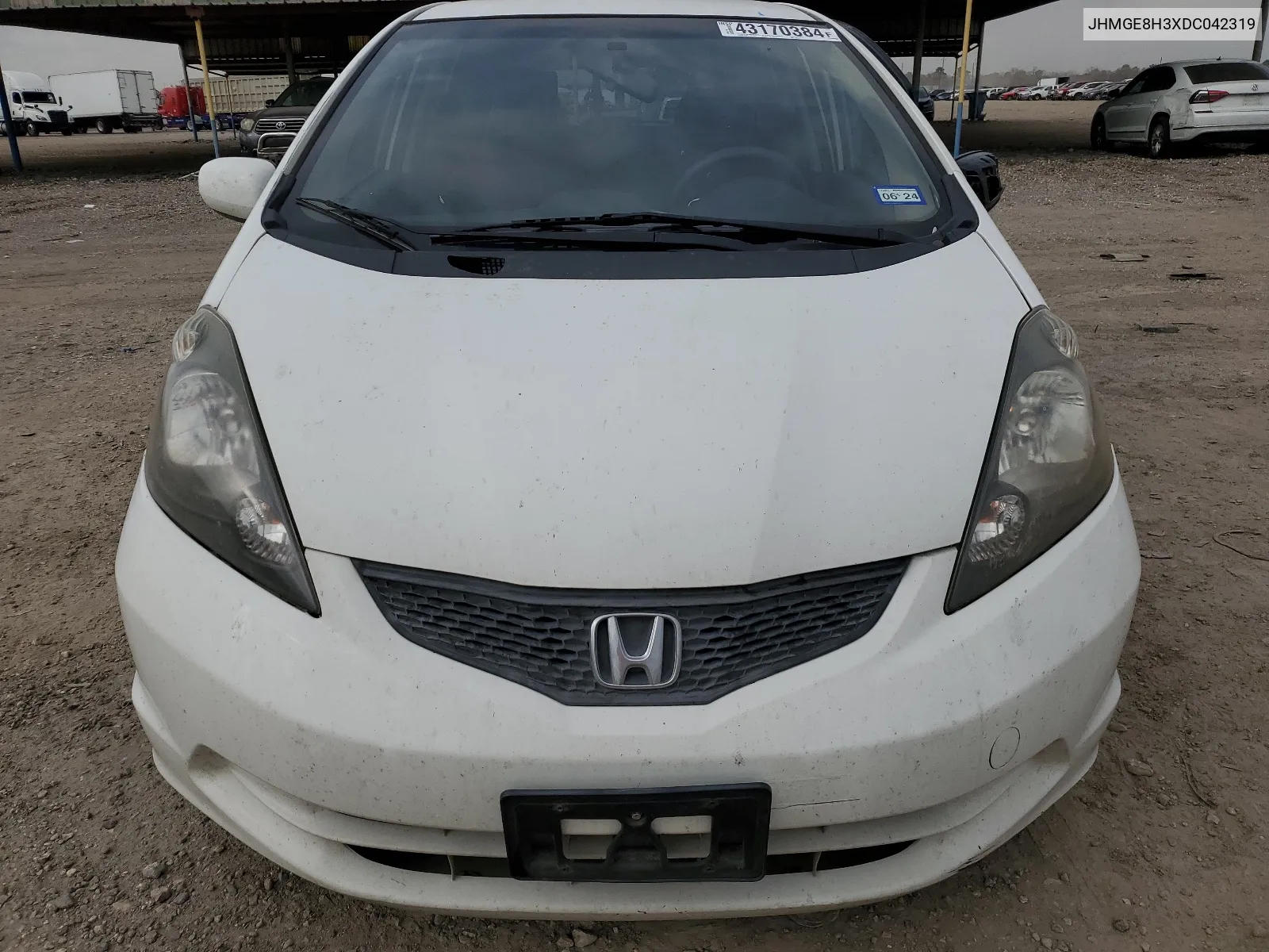 JHMGE8H3XDC042319 2013 Honda Fit