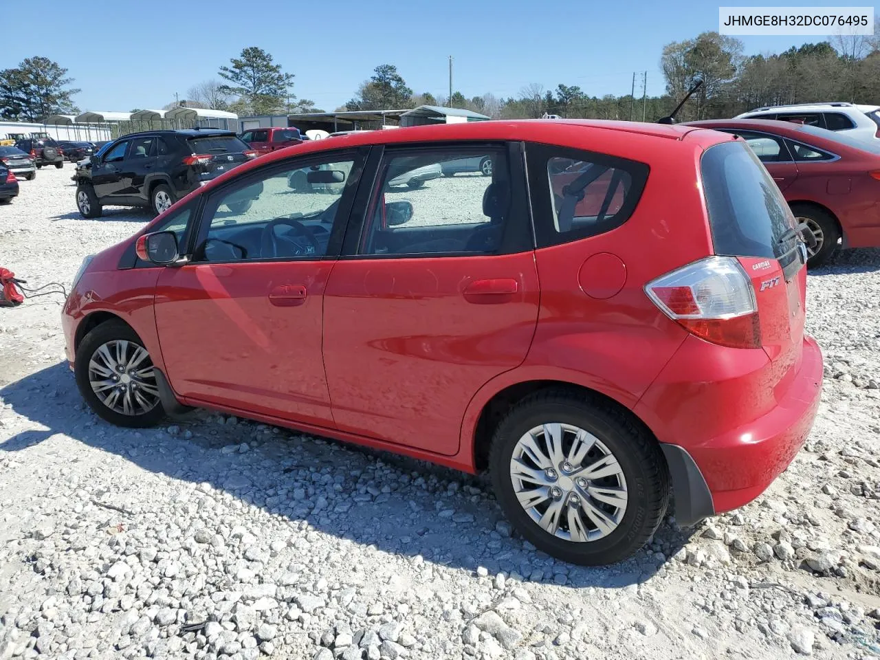 2013 Honda Fit VIN: JHMGE8H32DC076495 Lot: 46453974