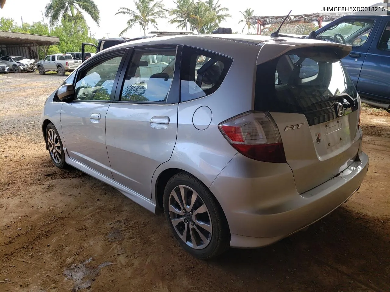 JHMGE8H5XDC018216 2013 Honda Fit Sport