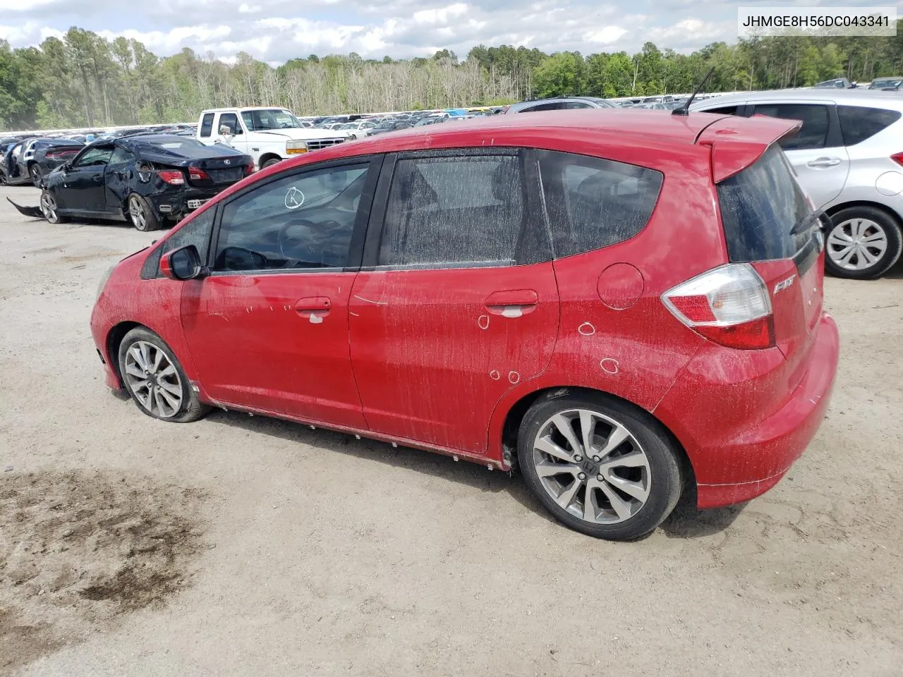 JHMGE8H56DC043341 2013 Honda Fit Sport