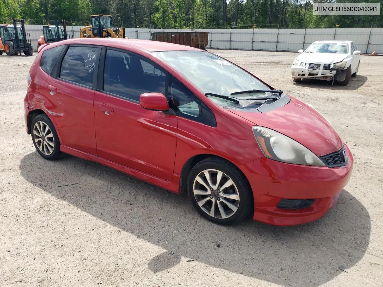 JHMGE8H56DC043341 2013 Honda Fit Sport