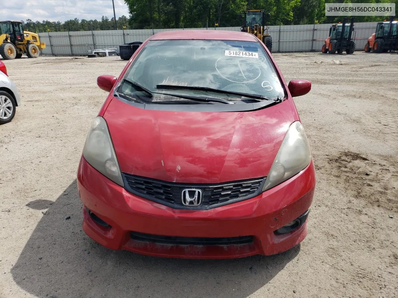 JHMGE8H56DC043341 2013 Honda Fit Sport