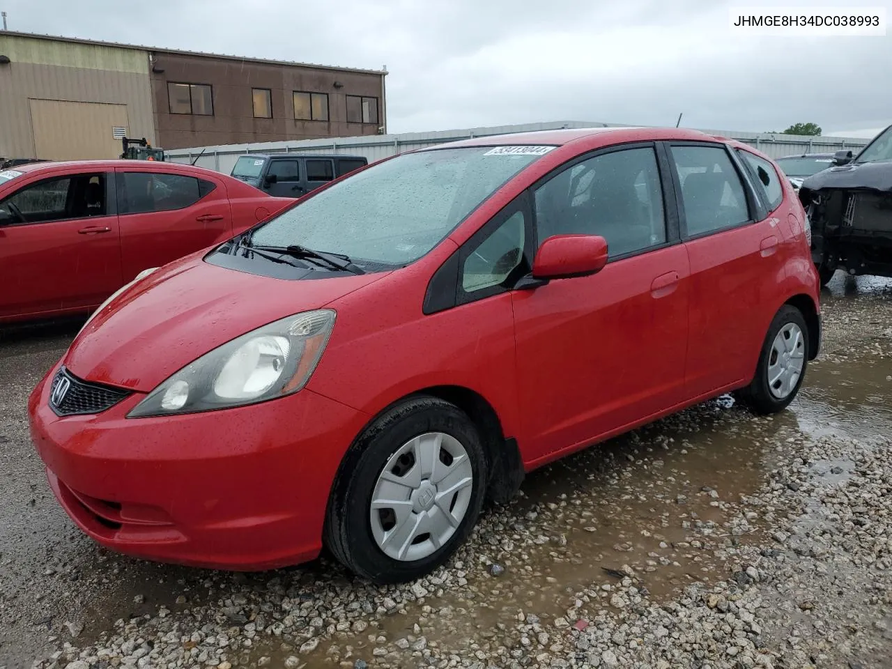 2013 Honda Fit VIN: JHMGE8H34DC038993 Lot: 53413044