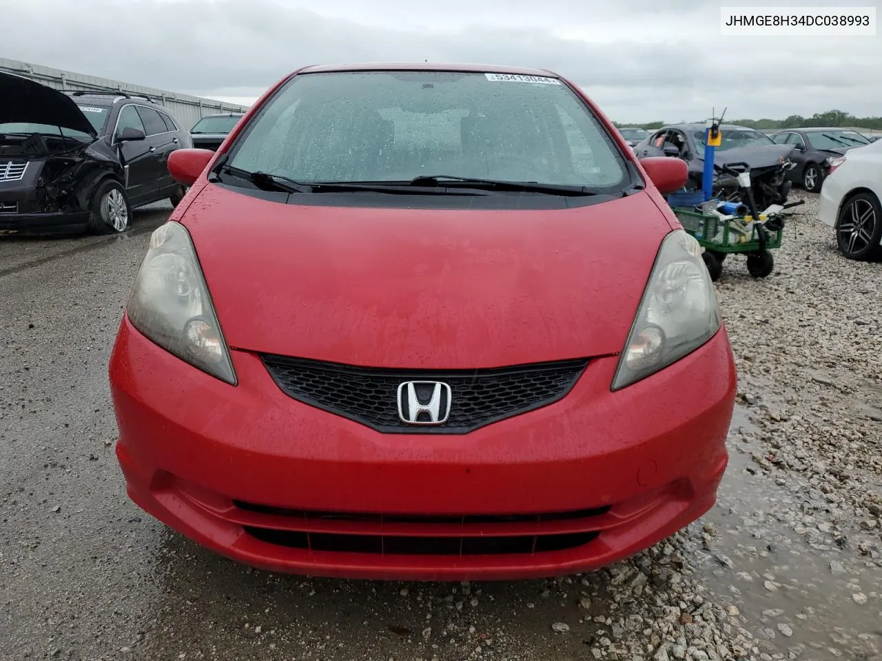 2013 Honda Fit VIN: JHMGE8H34DC038993 Lot: 53413044