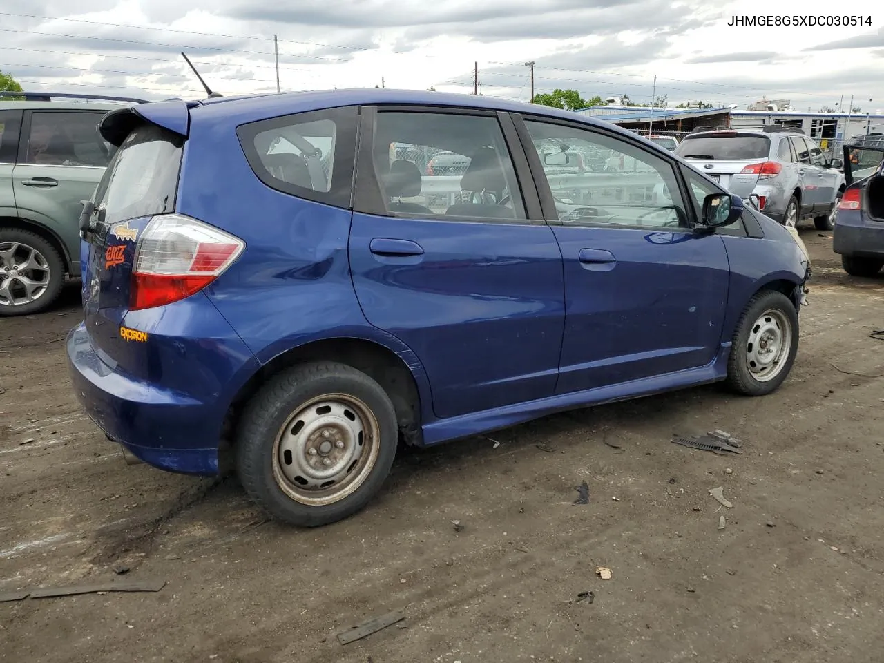 2013 Honda Fit Sport VIN: JHMGE8G5XDC030514 Lot: 55722574