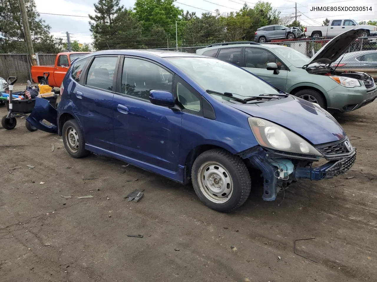 2013 Honda Fit Sport VIN: JHMGE8G5XDC030514 Lot: 55722574