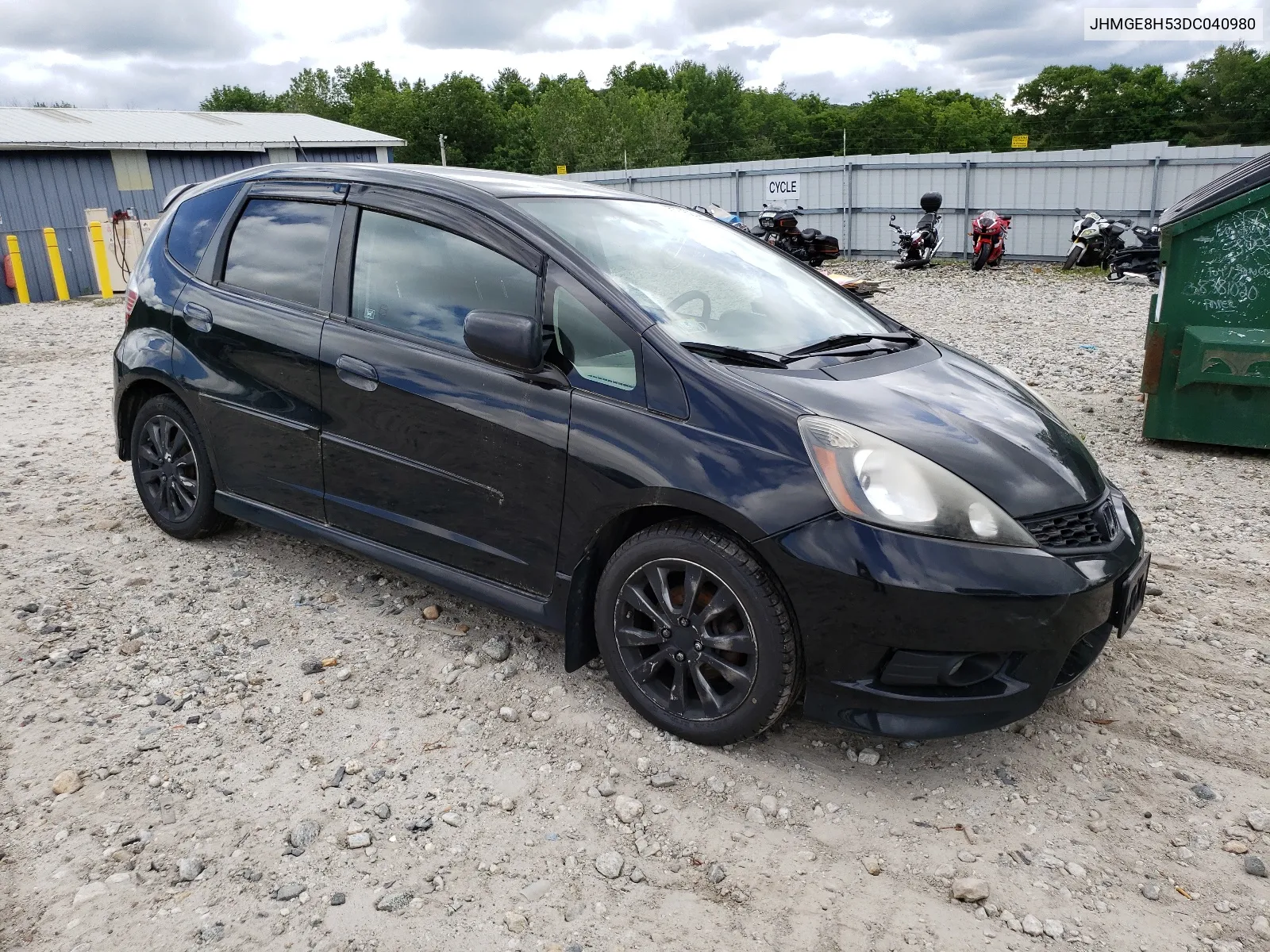 2013 Honda Fit Sport VIN: JHMGE8H53DC040980 Lot: 57616204