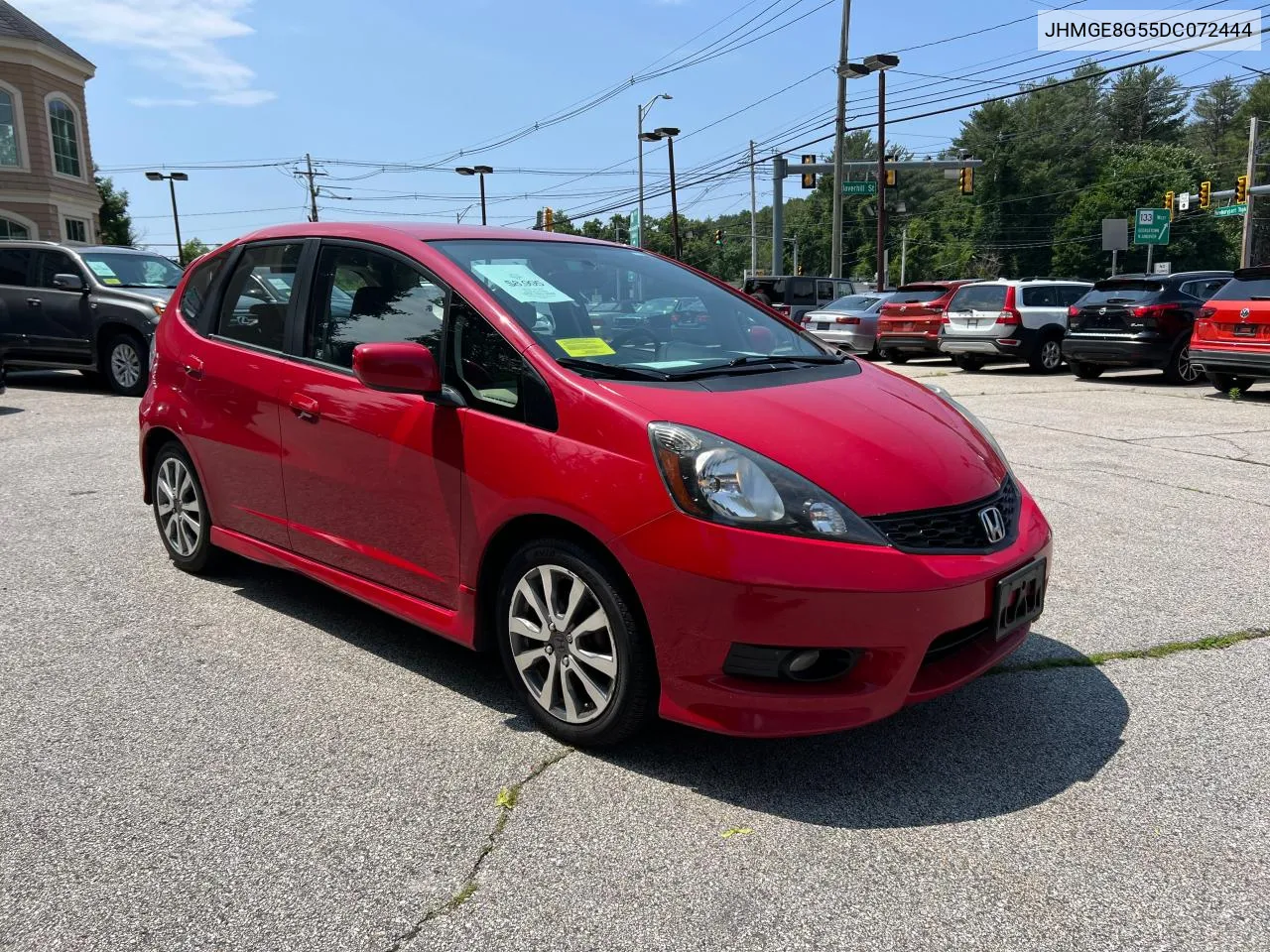 2013 Honda Fit Sport VIN: JHMGE8G55DC072444 Lot: 60598164