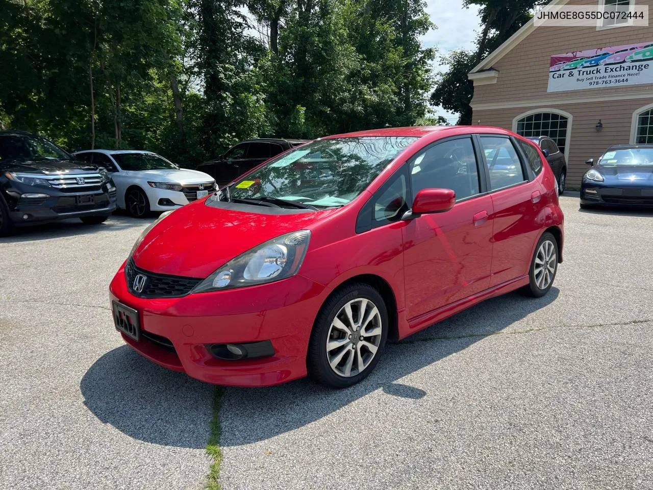 2013 Honda Fit Sport VIN: JHMGE8G55DC072444 Lot: 60598164